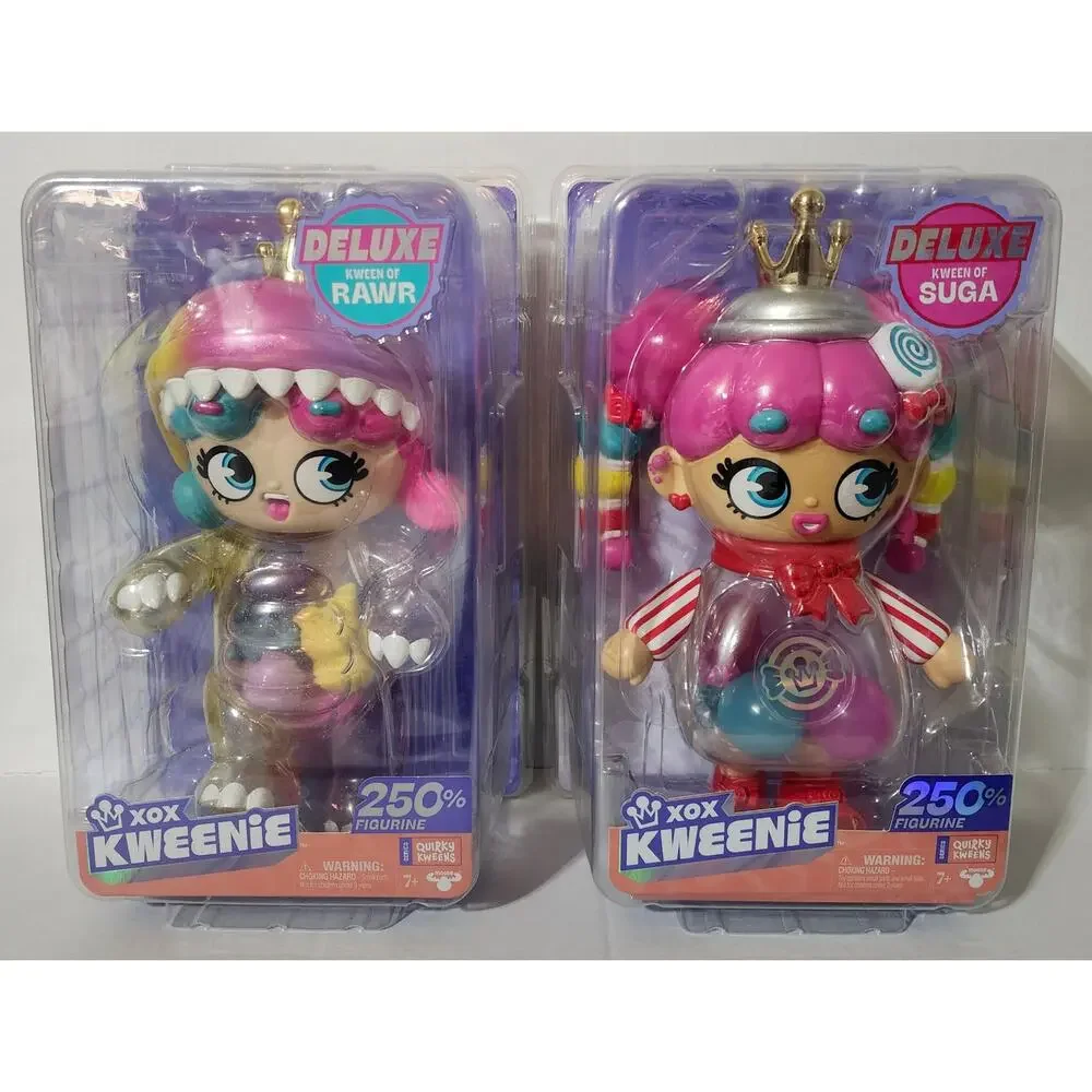 XOX Kweenie Deluxe Kween of Rawr & Kween of Suga Figure Lot New Sealed